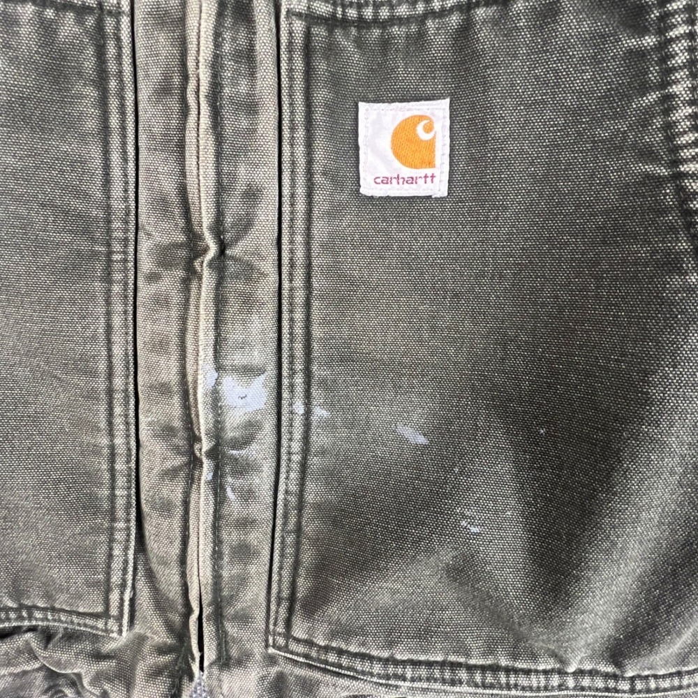 Carhartt Vintage Jkt C61
Detroit USA. Green
Sherpa Distressed Grunge
Womens XL - Picture 4 of 11